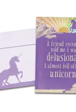 Birthday Card - Fell Off Unicorn - 17176