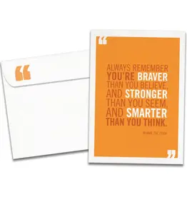 Encouragement Card - Braver Stronger Smarter - 14755