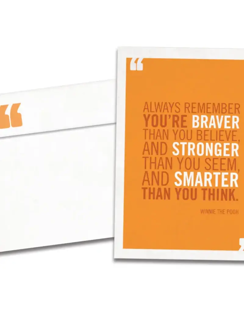 Encouragement Card - Braver Stronger Smarter - 14755
