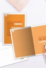 Encouragement Card - Braver Stronger Smarter - 14755