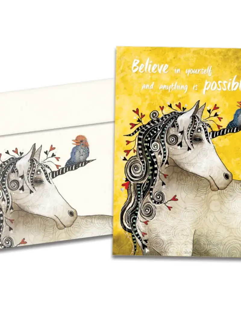 Encouragement Card - Believe In Yourself Unicorn - 17686