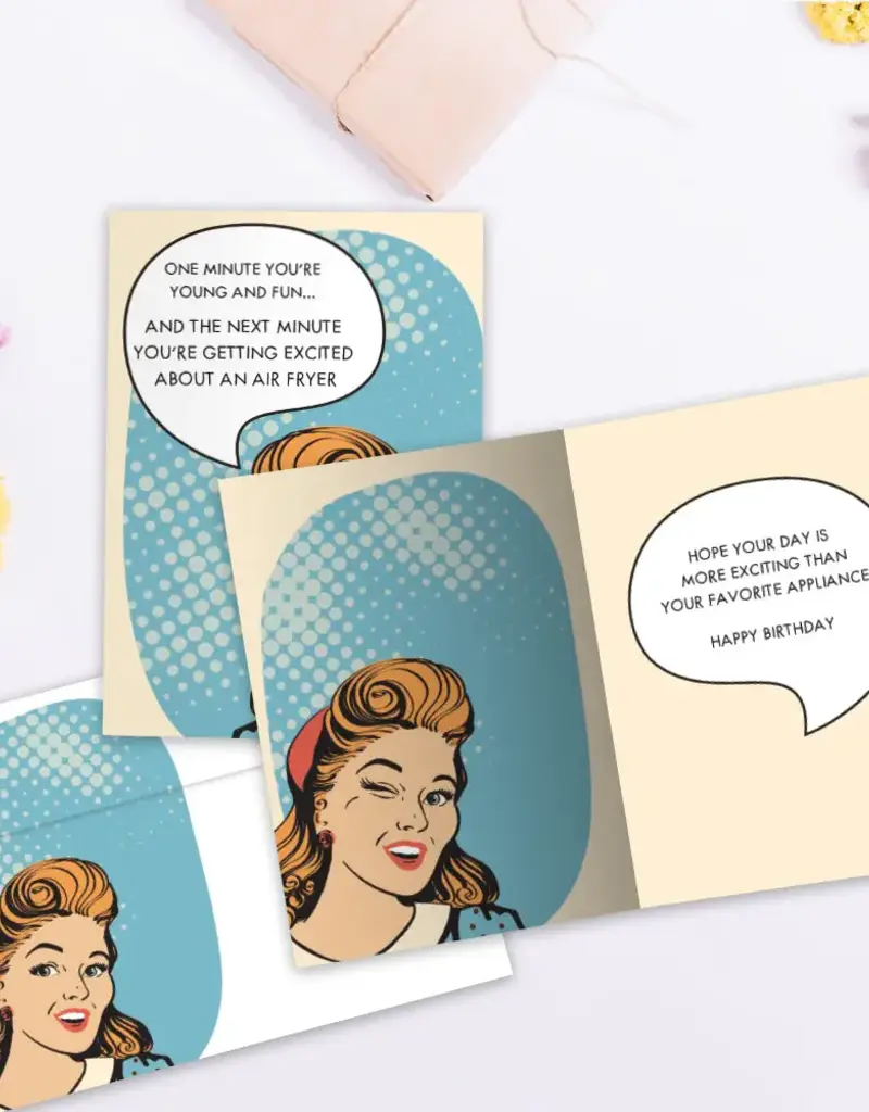 Birthday Card - Air Fryer - 19834