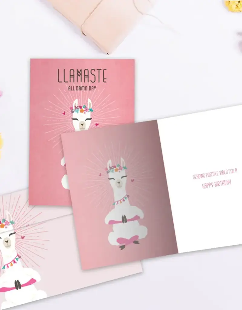 Birthday Card - Llamaste All Day - 19648