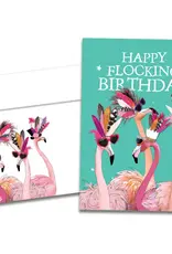 Birthday Card - Flocking Birthday - 19646
