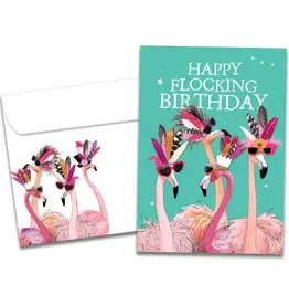 Birthday Card - Flocking Birthday - 19646