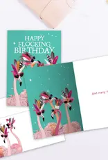 Birthday Card - Flocking Birthday - 19646