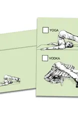 Birthday Card - Yoga or Vodka - 19387