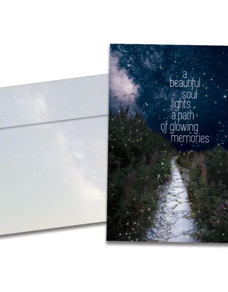 Sympathy Card - Glowing Path - 19655