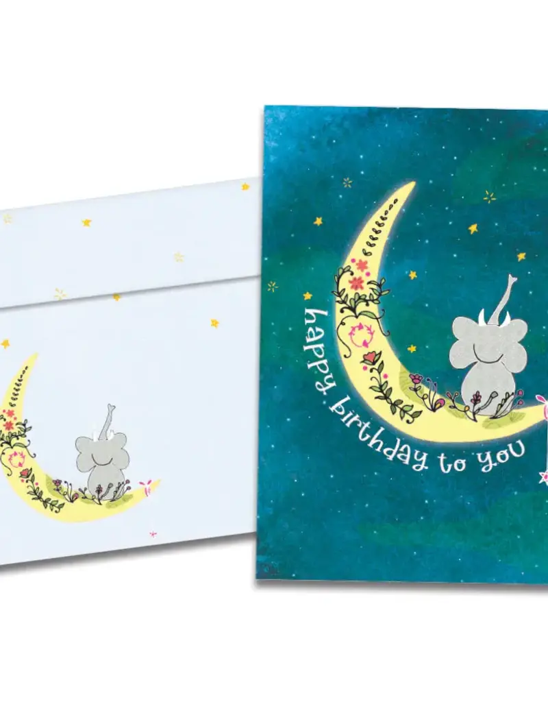 Birthday Card - Over The Moon - 20657