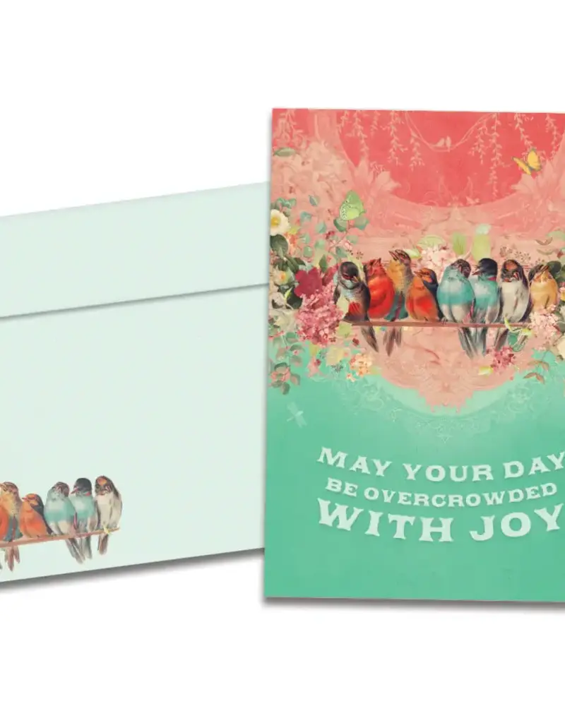 Birthday Card - Overcrowded With Joy - 20633