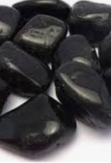Black Tourmaline Tumbles Sm. - AA Grade