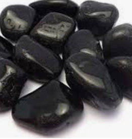 Black Tourmaline Tumbles Sm. - AA Grade