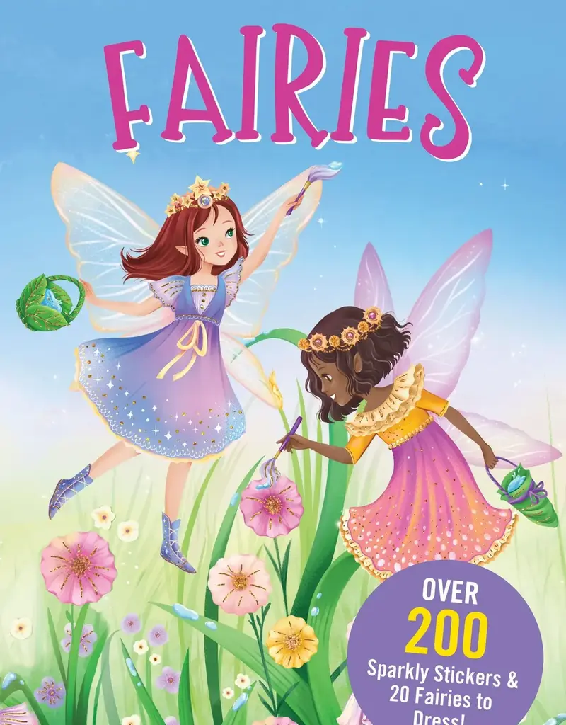 Sticker Doll Dressup Book- Fairies