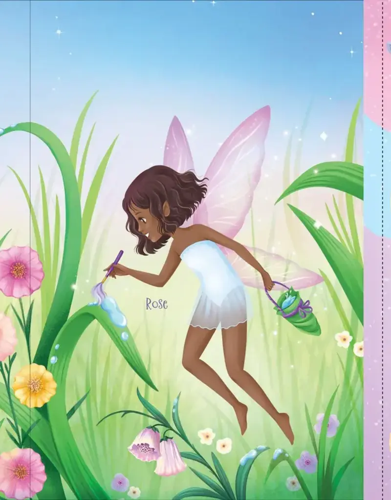 Sticker Doll Dressup Book- Fairies