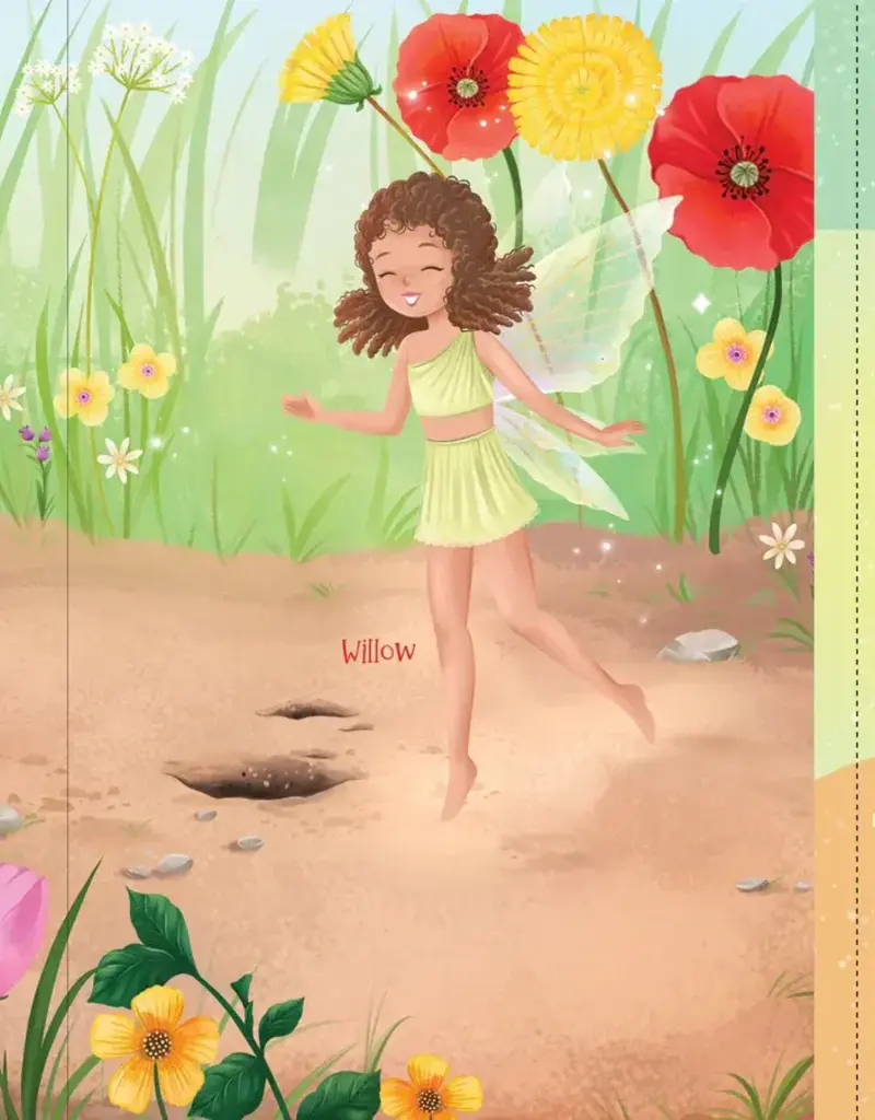 Sticker Doll Dressup Book- Fairies