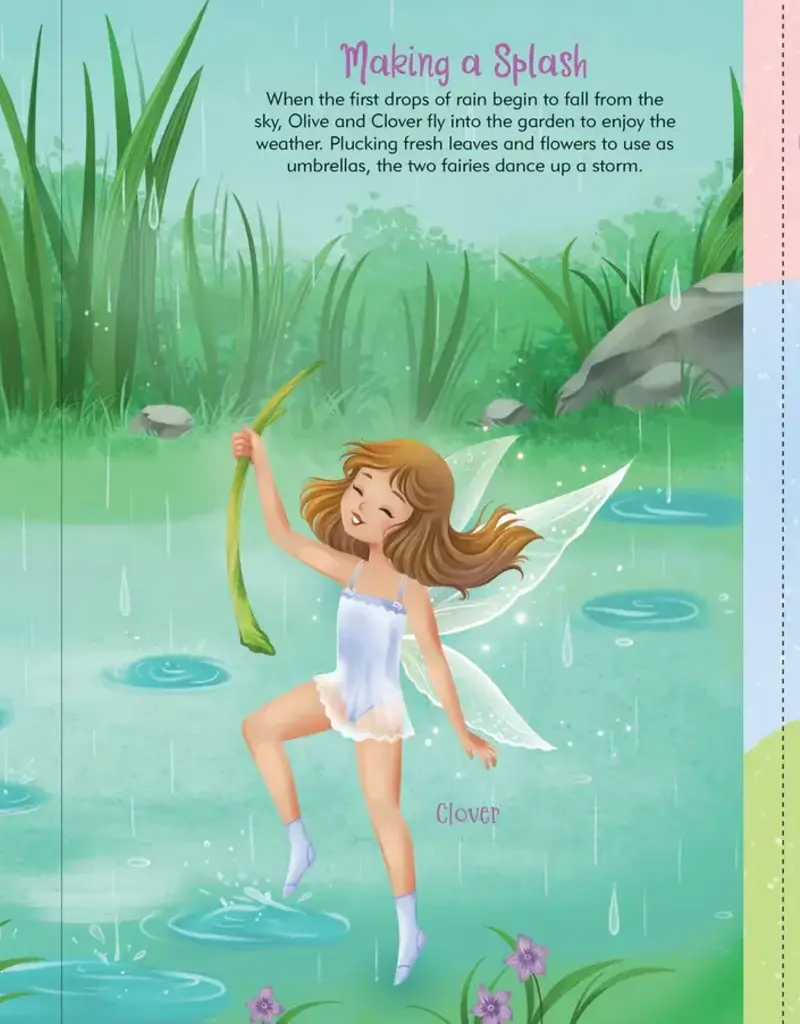 Sticker Doll Dressup Book- Fairies