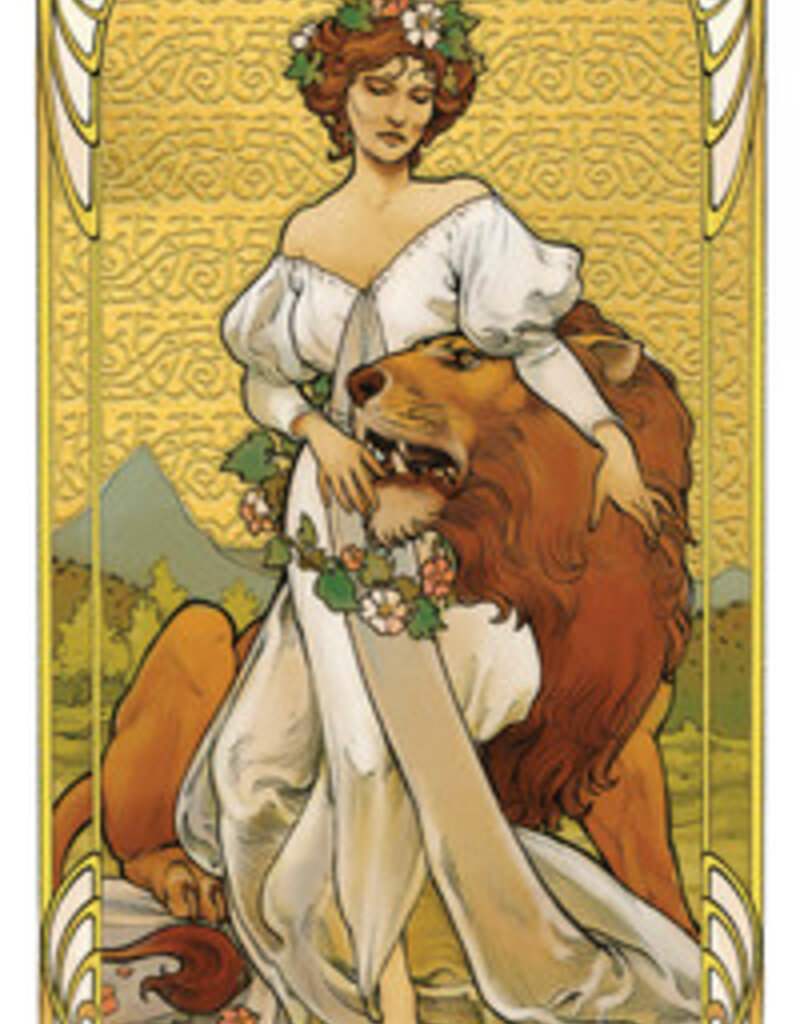 Golden Art Nouveau Tarot by Giulia F. Massaglia