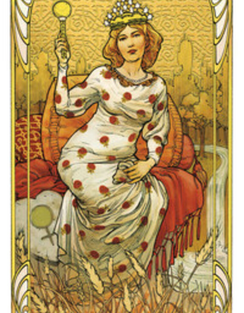 Golden Art Nouveau Tarot by Giulia F. Massaglia