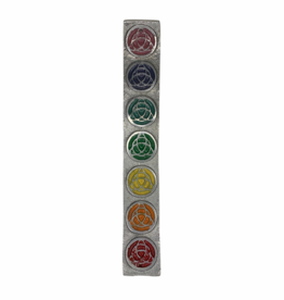 Incense Holder - Celtic Trinity with Chakra Colors - IBH-CTMH