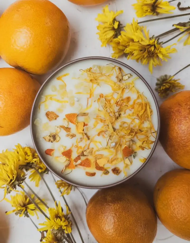 Candle - Zesty Orange Ginger Marigold - 8 oz