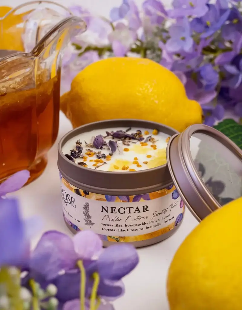 Candle - Nectar: Lilac, Lemon, Honey - 8 oz