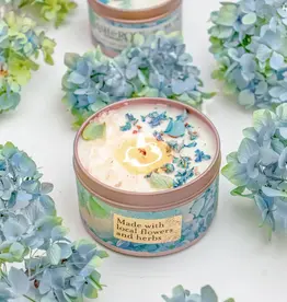 Candle - By the Sea - Hydrangea and Sea Salt - 8 oz