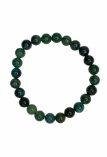 Moss Agate Bracelet - 8mm