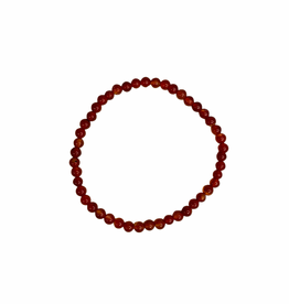 Carnelian Bracelet - 4mm