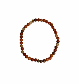 Red Jasper Bracelet - 4mm