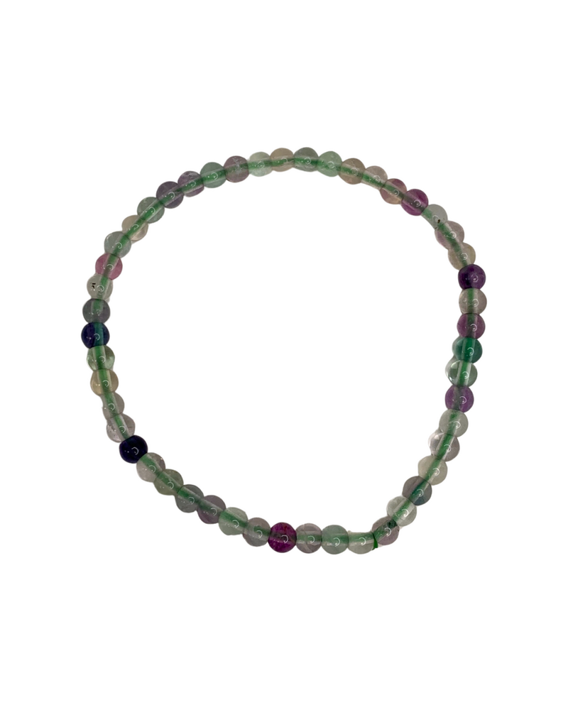 Bracelet - Fluorite 4mm - MM-BFL
