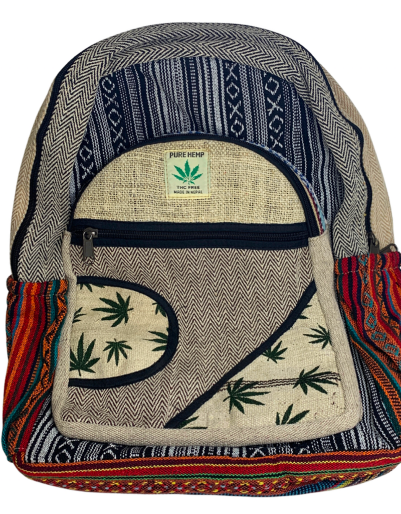 Backpack - Hemp, 17 x 14 x 8 inches - HBP33