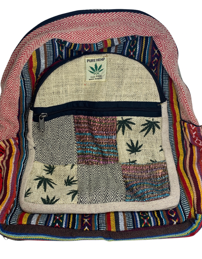 Backpack - Hemp, 17 x 14 x 8 inches - HBP33
