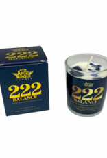 Angel Number Candle Balance 222 with Sodalite