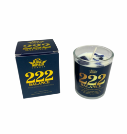 Angel Number Candle Balance 222 with Sodalite