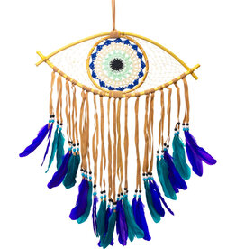 Woven Evil Eye Dream Catcher