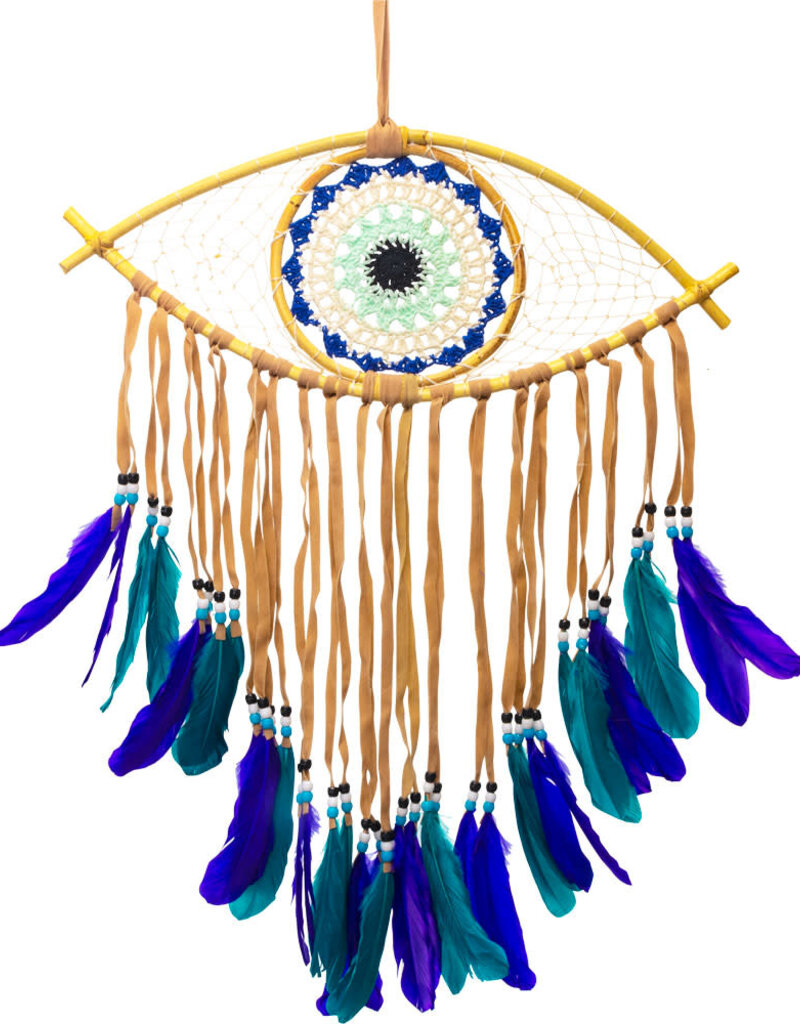 Woven Evil Eye Dream Catcher