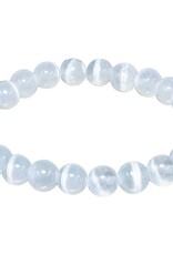 Bracelet- Satin Spar / Selenite- 8mm