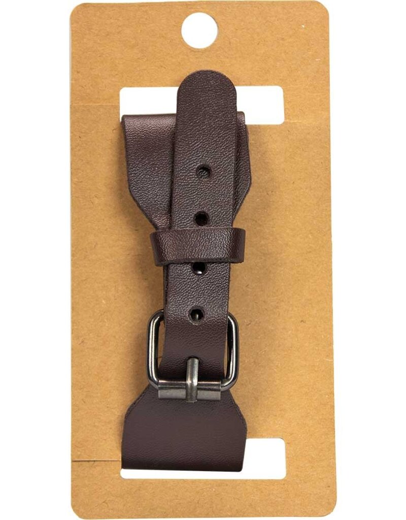 Bracelet -Vegan Leather Adjustable- Wolf Brown- 95441