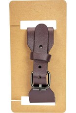 Vegan Leather Adjustable Bracelet - Tree of Life Brown