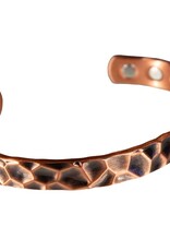 Antique Copper Bracelet - Hammered
