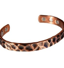 Antique Copper Bracelet - Hammered