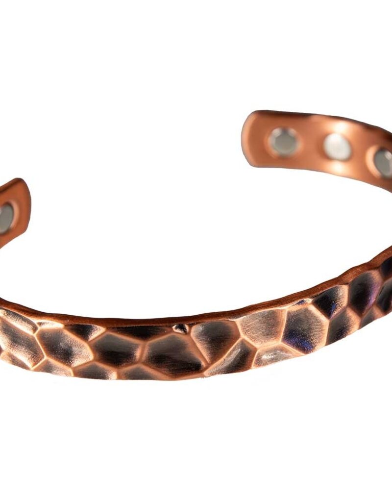 Antique Copper Bracelet - Hammered