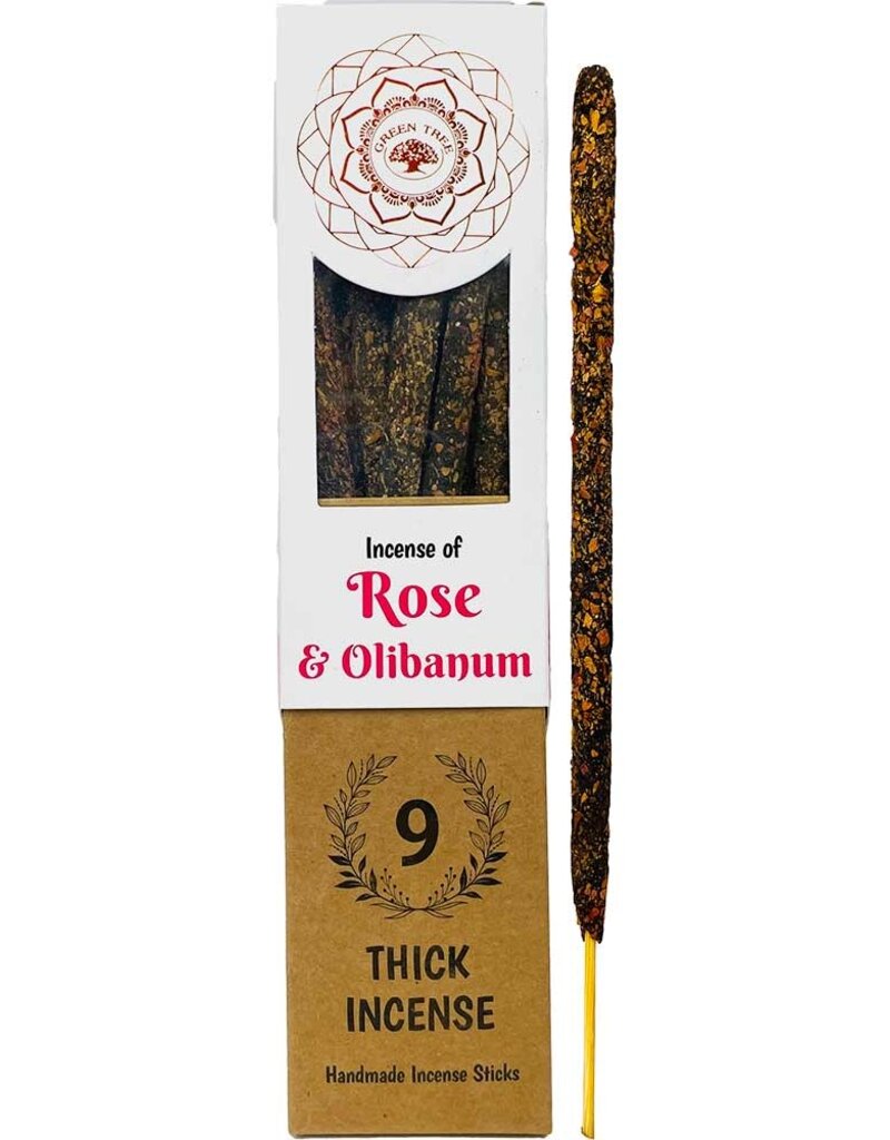 Incense- Green Tree Botanical Incense- Rose- 73127
