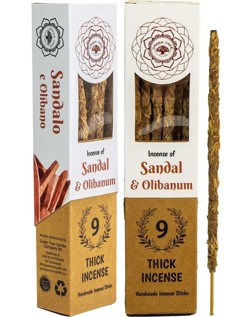Incense- Green Tree Botanical Incense- Sandal- 73126
