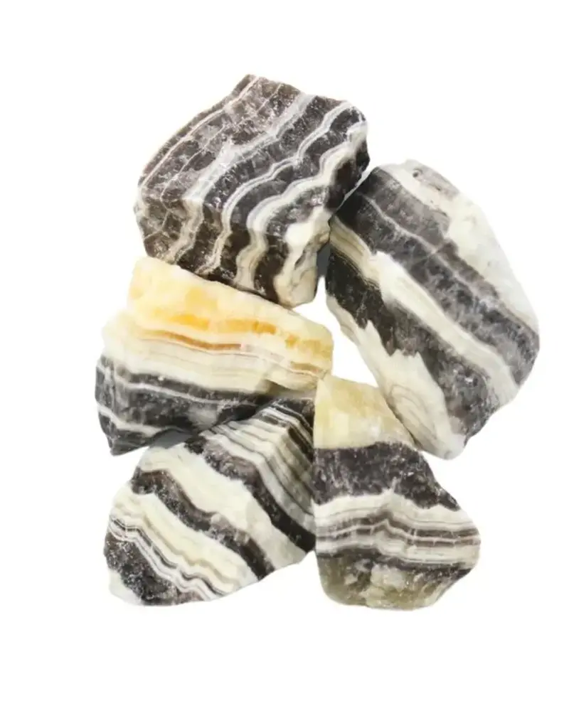 Zebra Calcite Raw M - RAW-ZBR21