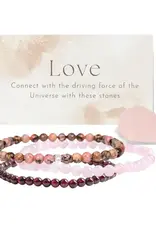 Bracelet Set- Love 4mm
