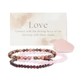 Bracelet Set- Love 4mm