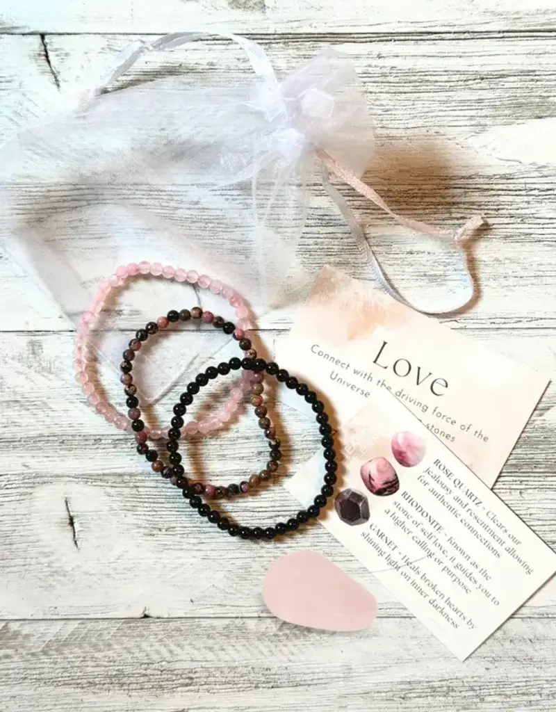 Bracelet Set- Love 4mm