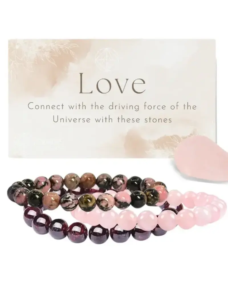 Bracelet Set- Love 8mm- IBS-8LO