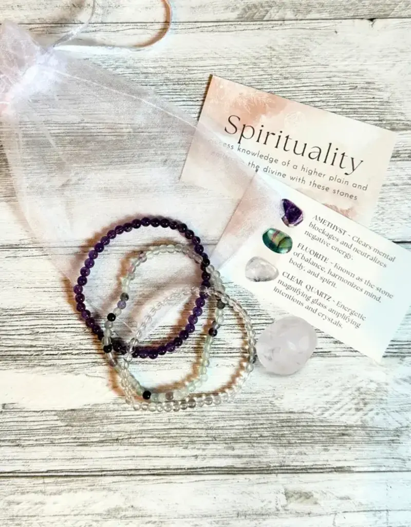 Bracelet Set- Spirituality 4mm- IBS-4SP